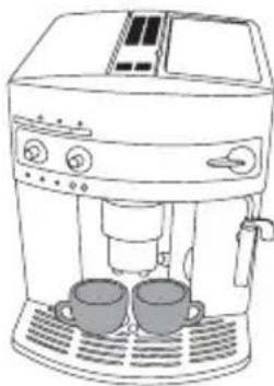 DELONGHI Magnifica ESAM 3200.S EX1 - Preparing Espresso / Coffee (Using Whole Coffee Beans) - 2