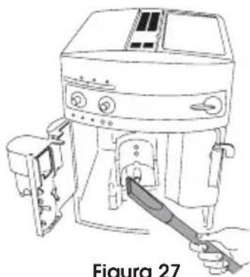 DELONGHI Magnifica ESAM 3200.S EX1 - Compruebe que los botones rojos se han vuelto a salir, de lo contrario la puerta de mantenimiento no se cierra bien. - 1
