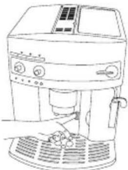 DELONGHI Magnifica ESAM 3200.S EX1 - 15.6: Pulizia del sistema di filtrazione: - 1