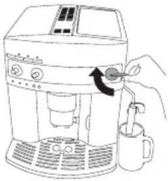 DELONGHI Magnifica ESAM 3200.S EX1 - Filling the Ground Coffee Container (If you are using pre-ground coffee) - 6