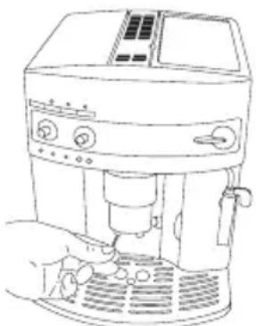 DELONGHI Magnifica ESAM 3200.S EX1 - 15.5: Cómo limpiar el dispensador de vapor para espumar la leche: - 1