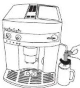 DELONGHI Magnifica ESAM 3200.S EX1 - Filling the Ground Coffee Container (If you are using pre-ground coffee) - 3