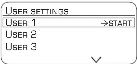 SIEMENS TE803209RW - Storing or changing the user - 1