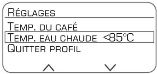 SIEMENS TE803209RW - Réglages menu - 1