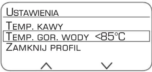 SIEMENS TE803209RW - Ustawienia menu - 1