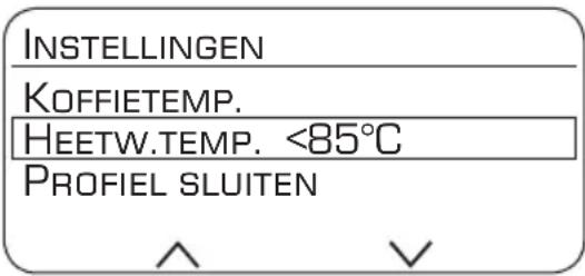 SIEMENS TE803209RW - Menu-instellingen - 1