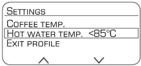 SIEMENS TE803209RW - Menu settings - 1
