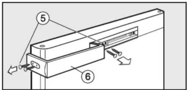 MIELE K 12023 S - Changement de la poignée de la porte - 2
