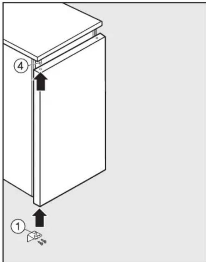MIELE K 12023 S - Changement de la butée de porte - 2