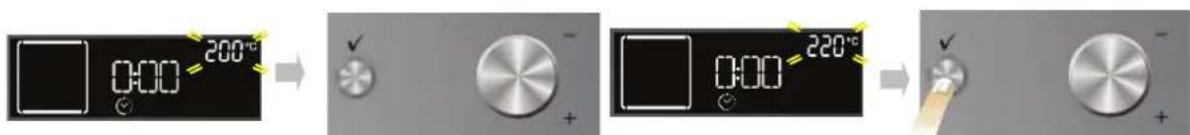 WHIRLPOOL AKZM 779 - TEMPERATÜROS / GRILIO GALINGUMO NUSTATYMAS - 1