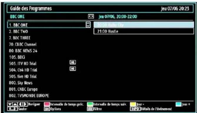 AKAI ALED3205TBK - Affichage du guide électronique de programmes (EPG) - 2