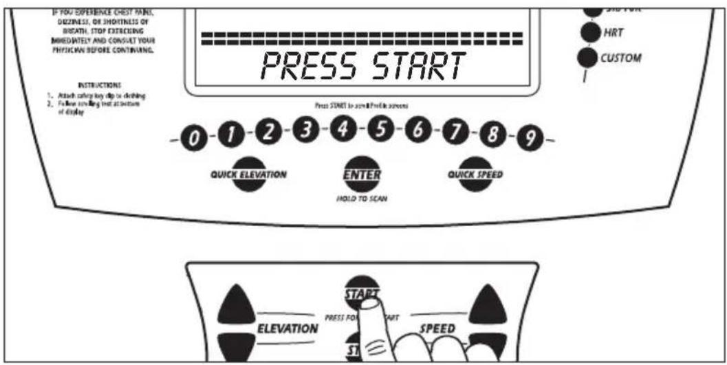 Vision Fitness T9500 Simple - DELUXE EASY START - 1