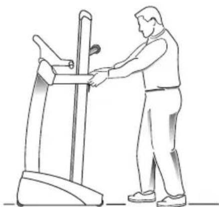 Vision Fitness T9500 Simple - MOVING YOUR VISION FITNESS FOLDING TREADMILL - 1