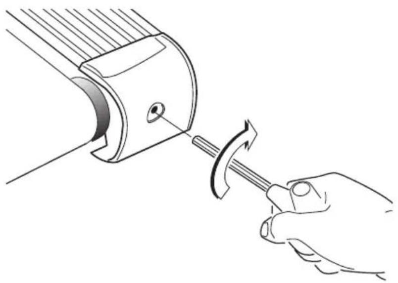 Vision Fitness T9500 Simple - TENSIONING THE BELT - 1