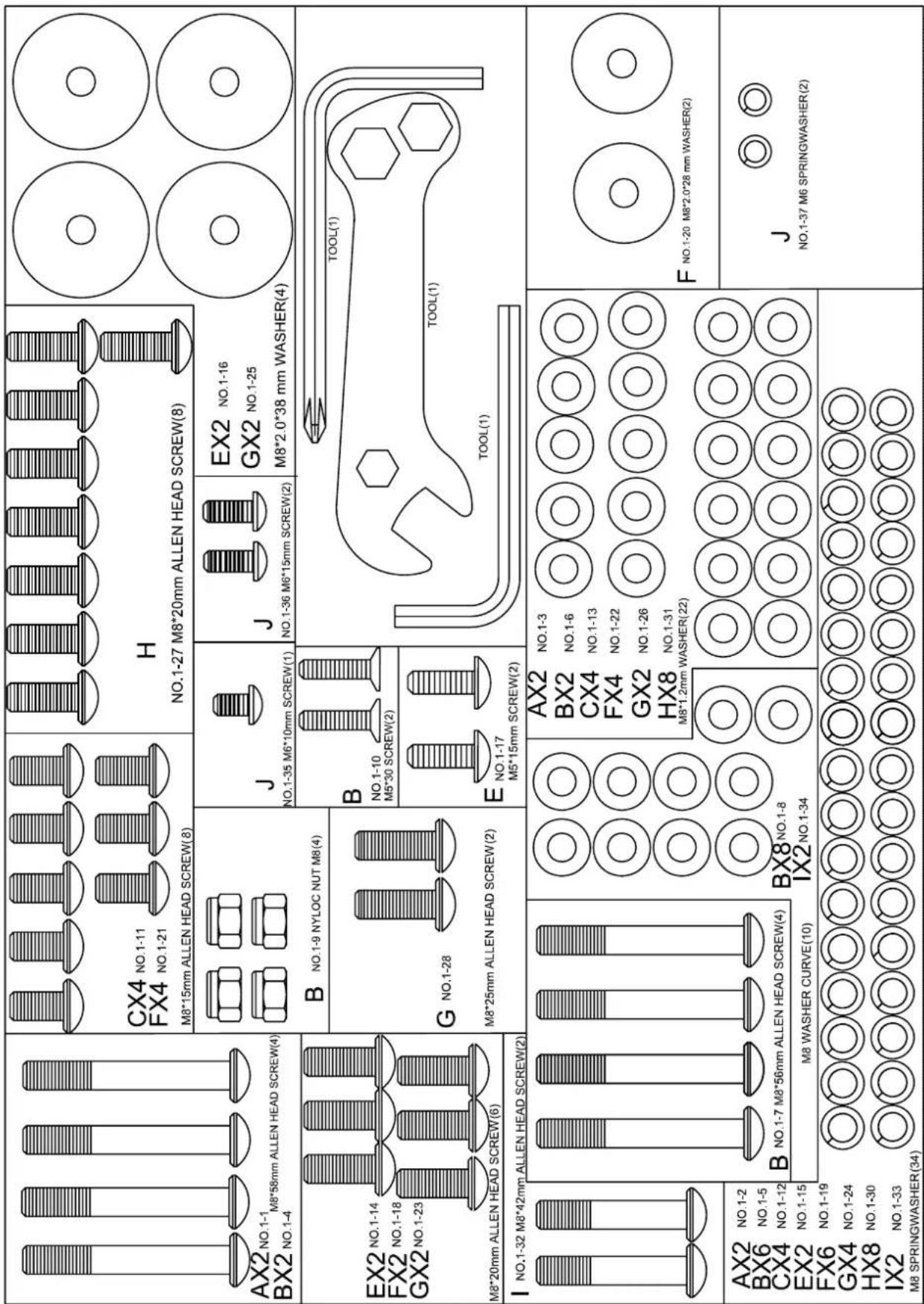 TUNTURI C45 - MITAT - 2
