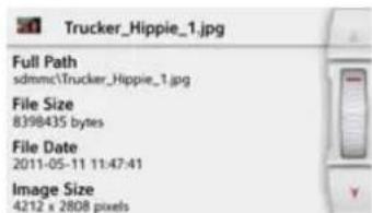BECKER Revo.1 - Displaying image information - 1