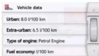 BECKER Revo.1 - The Vehicle data button - 2