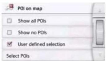 BECKER Revo.1 - Select POI categories - 1