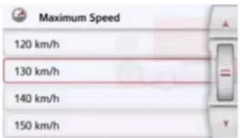 BECKER Revo.1 - Selecting the vehicle profile (depending on model) - 3