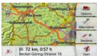 BECKER Revo.1 - Displaying the whole route - 2