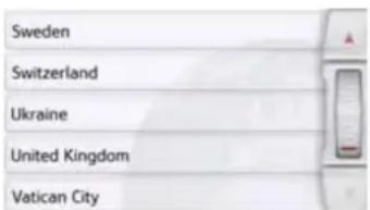 BECKER Revo.1 - Selecting a country - 2