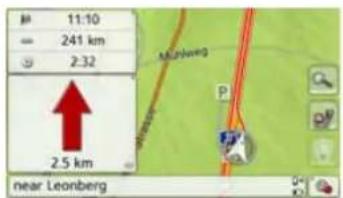 BECKER Revo.1 - The Map view button - 4