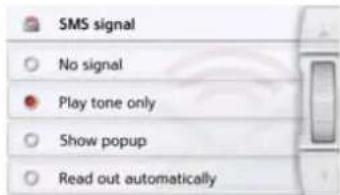 BECKER Revo.1 - Text message notification (depending on the model) - 2