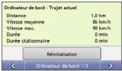 MIO Moov M415 - Comment visualiser les statistiques du trajet en cours ? - 2