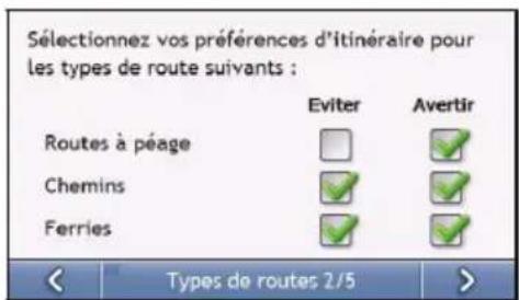 MIO Moov M415 - Types de routes 2/5 - 2