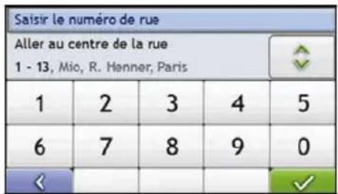 MIO Moov M415 - Cherchez le nom et le numéro de rue - 2