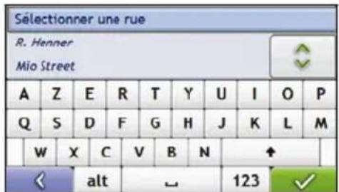 MIO Moov M415 - Cherchez la rue name og house number - 1