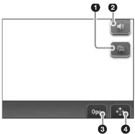 SONY NV-U51F - Informação sobre o menu de ferramentas do mapa - 1
