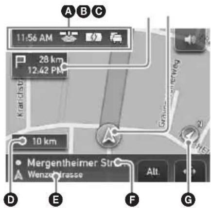 11:56 AM 28 km 12.42 PM 10 km Mergentheimer Str Wenzgtrasse Alt. D E F G