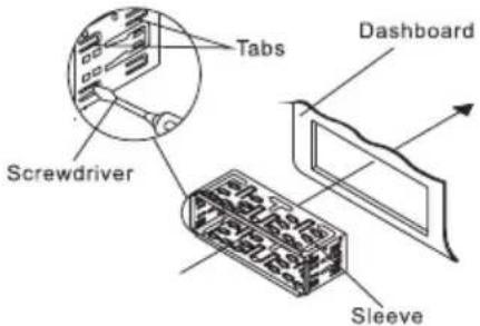 CALIBER RCD263BT - Installing the unit - 2