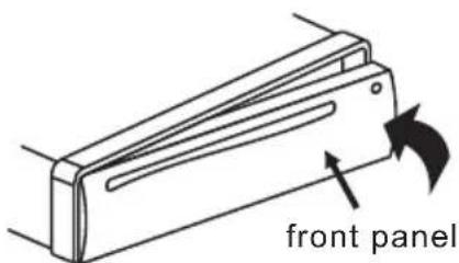 CALIBER RCD263BT - TO ATTACH THE FRONT PANEL - 1