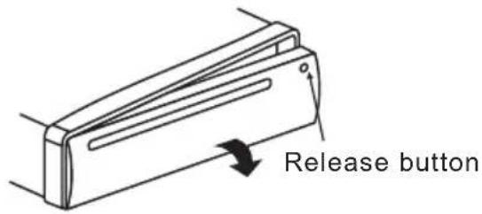CALIBER RCD263BT - Removing and protecting detachable front panel - 1