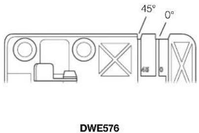 45° 0° DWE576