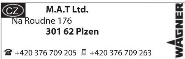 MZ M.A.T Ltd. Na Roudne 176 301 62 Plzen +420 376 709 205 +420 376 709 263 WAGNER