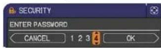 3M X30 - Enter the SECURITY menu - 1