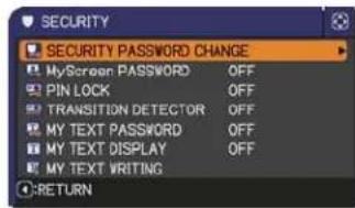 3M X30 - Enter the SECURITY menu - 2