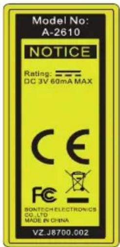 ACER P5281 - Bedieningspaneel - 5
