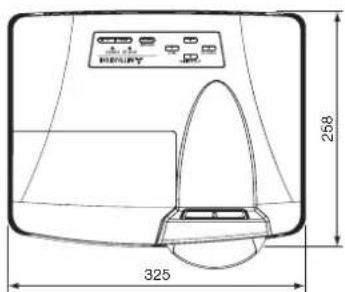 MITSUBISHI XD360U-EST - Dimension drawings (unit: mm) - 1