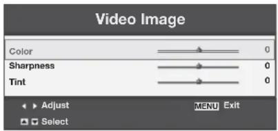 MITSUBISHI XD360U-EST - Video Image menu - 1