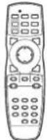 MITSUBISHI XL7000U - Operational range of the remote control - 2