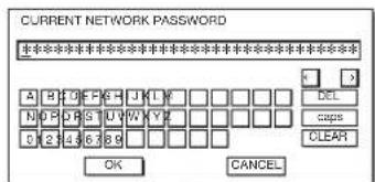 MITSUBISHI XL7000U - Network Password Settings - 2
