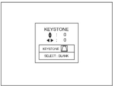 MITSUBISHI XL7000U - Adjustment using the KEYSTONE mode: - 1