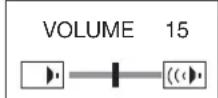 MITSUBISHI XL7000U - Volume from the speaker - 1