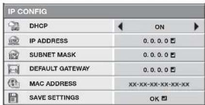 MITSUBISHI XL7000U - IP Settings - 2