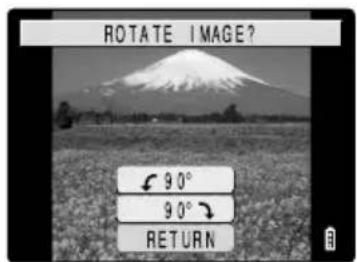 ROTATE IMAGE? ← 90° → 90° → RETURN