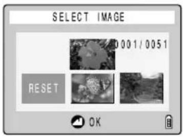 SELECT IMAGE 0001/0051 RESET OK